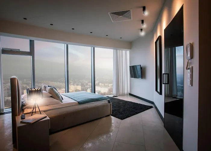 아파트 Apartamenty Z Jacuzzi W Sky Tower 브로츠와프